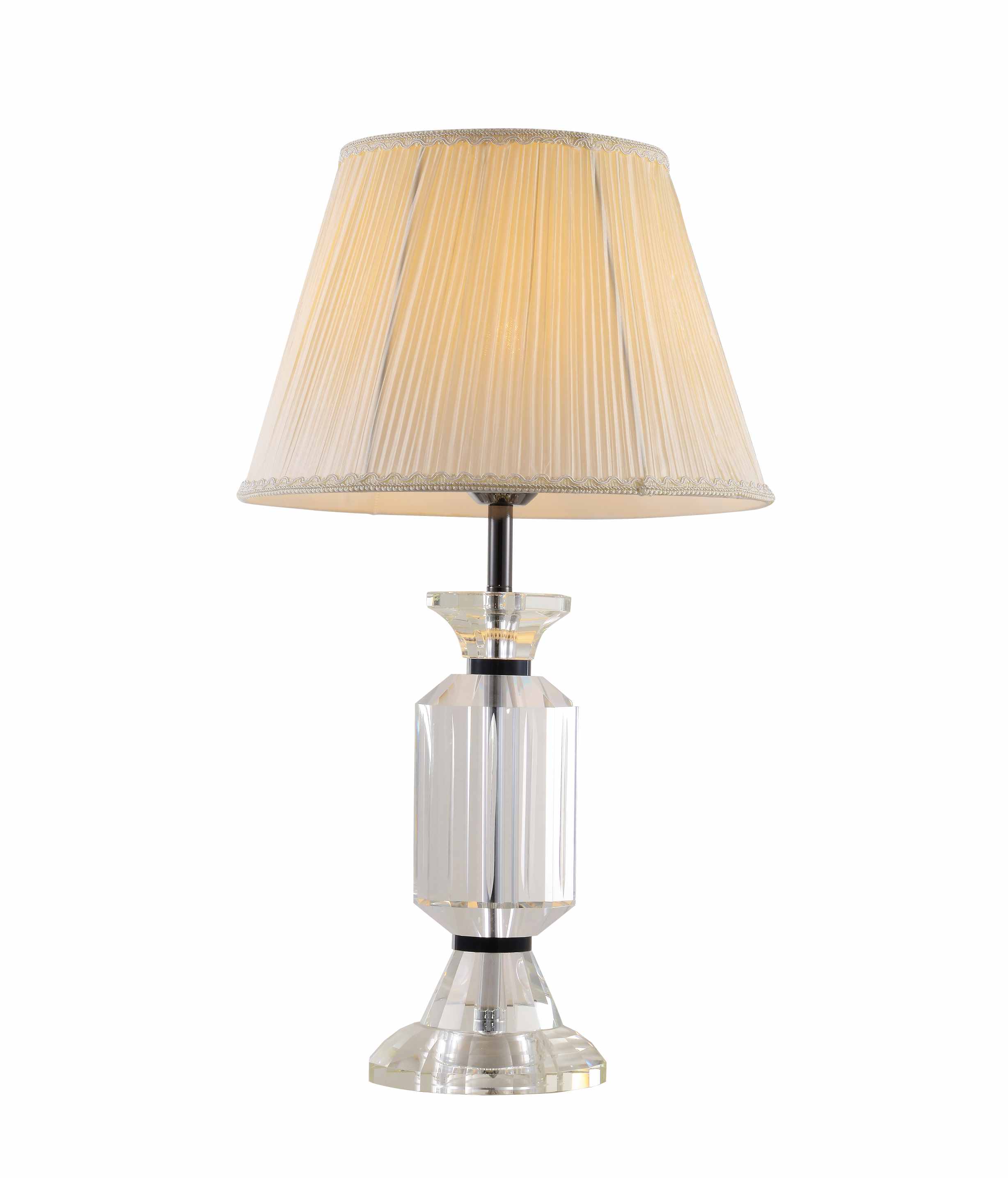 Luksus klar krystal bordlampe